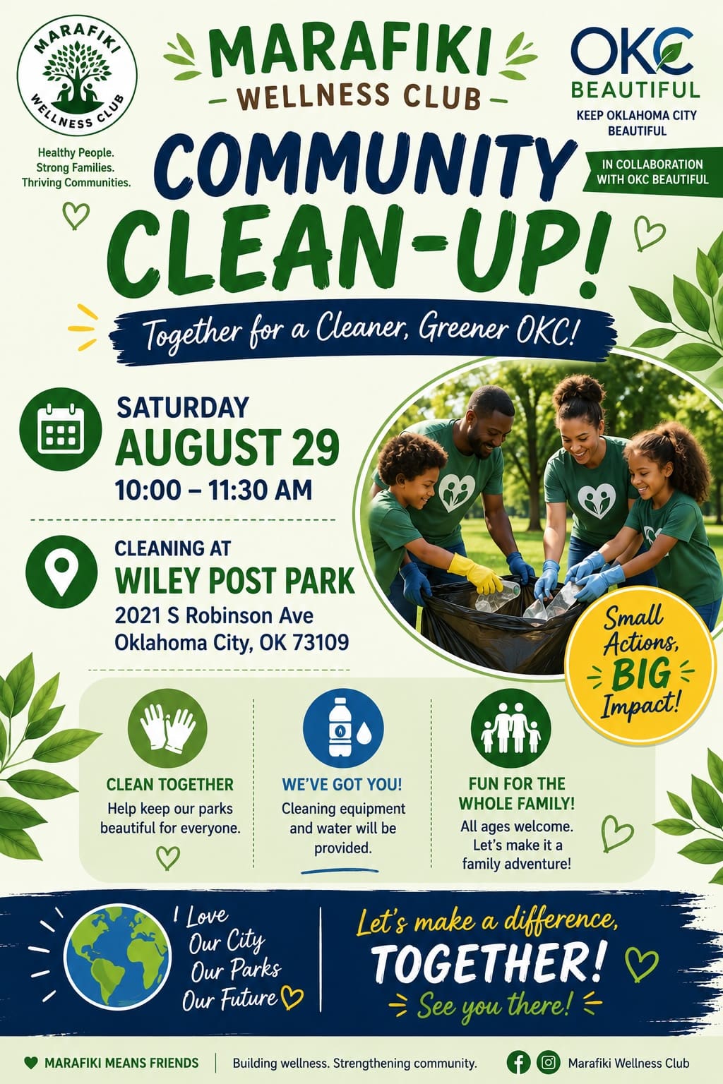 Community Cleanup flyer